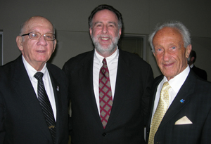 ComteQ Publisher Rob Huberman with Paul Winkler & Ed Mossberg